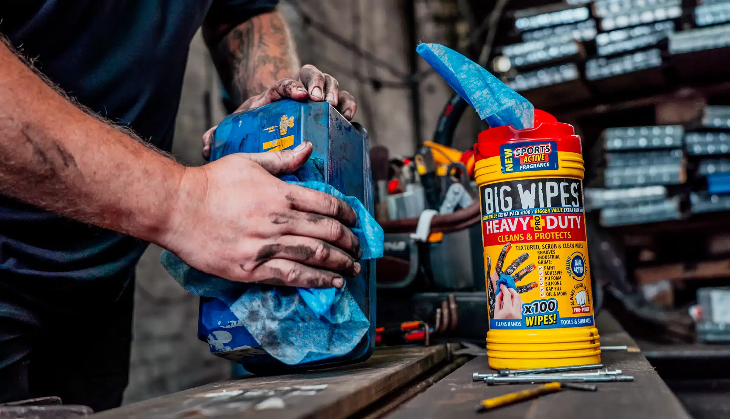 Big Wipes Heavy-Duty – industrijske maramice za tvrdokornu prljavštinu