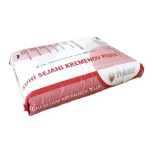 Kremeni pijesak 25 kg – suhi sijani, granulacija 0,2 – 1,0 mm